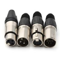 Connecteur Xlr personnalisé de haute précision connecteur 3 broches mâle femelle connecteur Audio vidéo Xlr prix bon marché