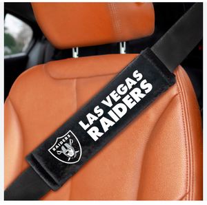 Los equipos de Las Vegas Raiders 32 pueden personalizar fundas de cinturón de seguridad de coche Premium de alta calidad que son antideslizantes y cómodas - Product Image 2