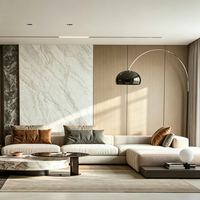 Panneau mural en PVC stratifié effet marbre UV, haute brillance, pour la décoration intérieure et la conception de bureaux