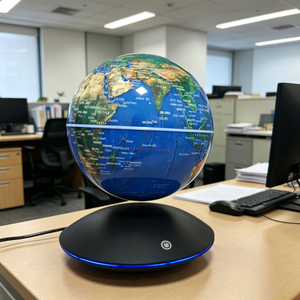 3D Printed Magnetic Levitating Globe Night Light Floating World Map <b>Lamp</b> For Home Decor Unique Gift - Product Image 5