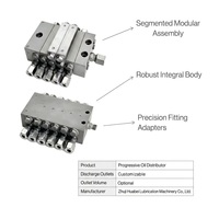 Distributeur de graisse progressif pour lubrification, dispositif de dosage de lubrifiant pour machines de construction