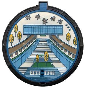 Il tombino colorato colorato del paesaggio del ferro sferoidale copre le strade urbane e la progettazione artistica delle piazze residenziali per le aree sceniche - Product Image 5