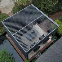 Pergola extérieure moderne automatique Prima en aluminium pour stores pare-soleil et auvent rétractable