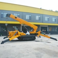 RST L-394 Preço de Fábrica Mini Guindaste Aranha de Esteira com Lança Telescópica, Capacidades de 5, 8, 10 e 12 Toneladas