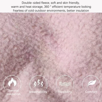 Masque facial chaud d'hiver avec lunettes de protection anti-poussière, masque de vélo, de ski pour hommes et femmes, activités de plein air par temps froid, coupe-vent