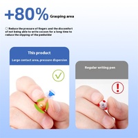 Stylo de poche papillon créatif, niveau d'apparence élevé, stylo neutre à pression triangulaire pour étudiants, marqueur à séchage rapide