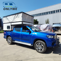 ONLYWE Caravane de luxe autotractée 4x4, camping-car autoalimenté pour camping et utilisation sur camion, camping-car pour véhicule