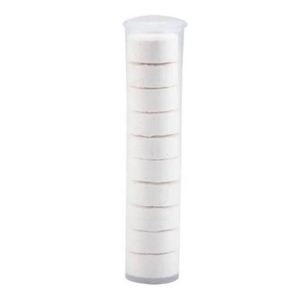 10pcs/tube Disposable 100% Mesh Spunlace White Nonwoven Fabric Facial Tissue Napkins Biodegradable Eco-Friendly <b>Compressed</b> Shape - Product Image 1