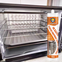 Sellador Acrílico Ignífugo de Alto Rendimiento de 300 ml, Flexible, para Rellenar Juntas, Aberturas en Paredes y Espacios en la Construcción