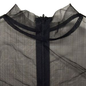 Q31223 robe transparente de fête de célébrité ébloui velours maille strass robes de soirée fendues pour les femmes robes de bal - Product Image 5