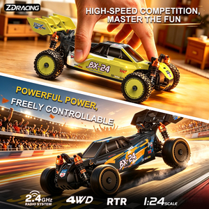 ZD Racing BX-24 1:24 4WD Buggy RC Todoterreno RTR 2.4GHz 4 Canales Coche de Alta Velocidad con Motor sin Escobillas, Amortiguador de Aceite y Metal 2026 NUEVO - Product Image 5