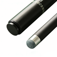 Taco de billar de fibra de carbono de alto módulo con puntas cónicas profesionales, diseño de 1/2 pieza, longitud disponible