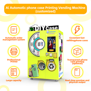 Distributeur automatique de coques de téléphone RaiseFun, imprimante 3D pour coques de téléphone, paiement par carte de crédit/code QR, impression personnalisée instantanée de photos - Product Image 5