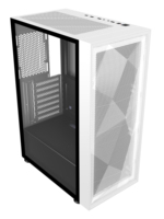 Boîtier PC ATX / M-ATX / ITX d'entrée de gamme vente chaude avec ventilateurs rgb boîtier d'ordinateur de jeu de couleur blanche