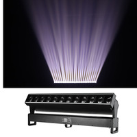 12 unidades de luces DMX Matrix RGBW 4 en 1 de 40W con zoom, tipo beam, wash y flood para fiestas, DJ, clubes, espectáculos, teatros, discotecas y bares
