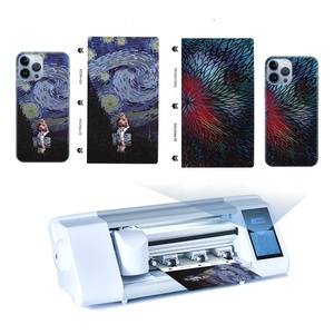 Tùy chỉnh hoàn toàn tự động điện thoại di động cắt TPU Hydrogel bảo vệ màn hình phim da Sticker cắt máy vẽ - Product Image 4