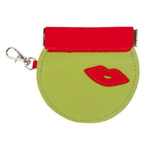 Automatic closing <b>spring</b> <b>clip</b> coin purse, PU leather magic bag, earphone bag, clasp purse, custom logo. - Product Image 2