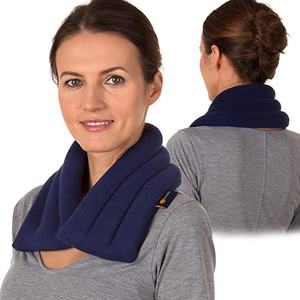 Impacco Caldo e Freddo per Collo con Semi di Lino, Fascia Termica Umida Riscaldabile al Microonde per Collo e Spalle - Product Image 2