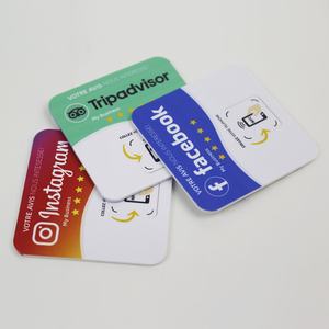 Waterproof acrylic NFC sticker Google review NFC plate Social media NFC sticker NFC table sticker manufacture - Product Image 5