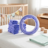 Sacs de recharge pour poubelle à couches, anti-odeur, anti-fuite, compatibles universels avec les poubelles à couches Diaper Genie standard