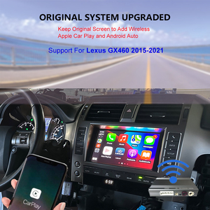 2015-2021 Lexus GX460 Tautan cermin Upgrade Radio mobil Android Auto Apple Carplay antarmuka layar asli GPS USB kamera cadangan - Product Image 2