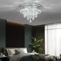 Plafonniers modernes en cristal personnalisés pour la cuisine et la salle à manger style installation suspendue en acier inoxydable pour appartements