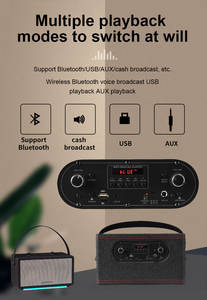 Portable pas cher petit <span class=keywords><strong>marshall</strong></span> étanche boîte à musique karaoké zélote <span class=keywords><strong>Mini</strong></span> LED haut-parleur de fête sans fil avec microphone - Product Image 5