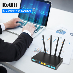 Usa Cổ Kuwfi 300Mbps Tín Hiệu Thông Qua Các Bức Tường <span class=keywords><strong>Router</strong></span> Không Dây 4G Thiết Bị Công Nghiệp 4G <span class=keywords><strong>Router</strong></span> Với 1 Wan + 3 Cổng LAN - Product Image 2