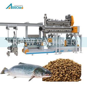 Línea de Producción de Alimento para Esturiones, Extrusora de Doble Tornillo de Acero Inoxidable, Equipo Automático para la Elaboración de Alimento Flotante para Peces - Product Image 1