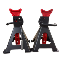 Cales de levage Jack and Jack, 1 paire, 3 tonnes, avec système de verrouillage de sécurité, pour véhicules pendant les réparations ou la maintenance