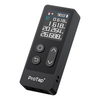 ProTap D1 Télémètre laser 3-en-1, télémètre laser haute précision 60M avec niveau laser à ligne croisée