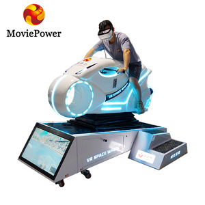 Machine de réalité virtuelle de course moto en fibre de verre pour parc d'attractions, usage extérieur et domestique, espace éducatif, Wheel I - Product Image 5