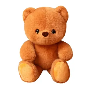 Nhà Sản Xuất Gấu Trắng/Nâu Plush Toy Doll Mềm Đồ Chơi Động Vật Mini Bé Nhồi Bông Nhỏ Teddy Bears