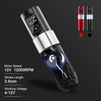 Meilleure qualité Chine Fournisseur Tuffking Professionnel Sans Fil Batterie Au Lithium Machine À Tatouer Stylo Avec Affichage LED Pour Le Tatouage