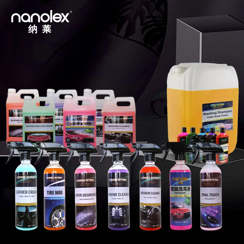 Nanolex FREE SAMPLE 120ml car care products car shampoo wax wash liquid shampoo soap water repellent ceramic coating detailing