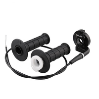 Poignées de guidon et câble de commande des gaz pour mini-moto, quad et ATV 7/8 pouces 50 150 250cc
