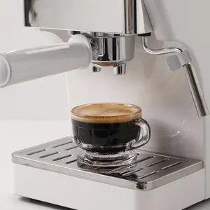 Espresso Machine Electric Italian Semi-auto Coffee Machine With Milk Frother