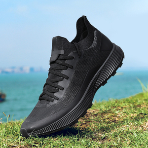 Chaussures de trail running de luxe blanches antidérapantes à lacets, super légères, pour le sport et la randonnée en extérieur - Product Image 3