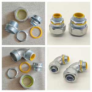 Connecteur droit étanche aux liquides de 3/4 \ "Raccords de conduits métalliques en fonte malléable à gorge isolée <span class=keywords><strong>Conduit</strong></span> métallique flexible rigide - Product Image 3