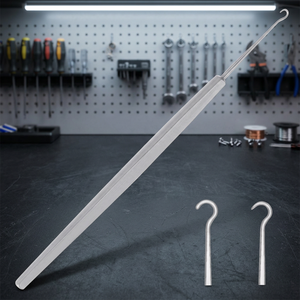 Alta calidad 18cm/7 ''doble punta de acero inoxidable Frazier Hooklet Guthrie Manual Power 16cm pequeña curva Gillies gancho de piel - Product Image 4