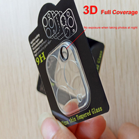 Protecteur d'écran d'objectif d'appareil photo pour IPhone 15 Pro Film de protection 3D verre trempé d'appareil photo à couverture complète pour iPhone 16 Pro Max
