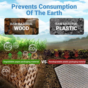 Phong bì làm màu A5 Kích thước trang trí A2 nhỏ giấy trắng A3 Đồng bằng thủ công độn bưu phẩm tổ ong giấy tự con dấu phong bì - Product Image 2