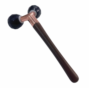 Y shaped double ball natural jade Obsidian Facial <b>Roller</b> for <b>face</b> - Product Image 1