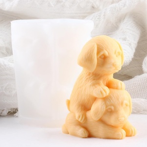 Molde de Silicona para Velas con Forma de Cachorro, Molde 3D para Velas Aromáticas, Decoración del Hogar, Molde de Resina para Velas con Aroma a Perro - Product Image 4