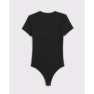 LEDUO Customized 2026 Summer Hot Sale Capsule Wardrobe <b>Staple</b> Crew-Neck Bodysuit for Everyday Layering - Product Image 1