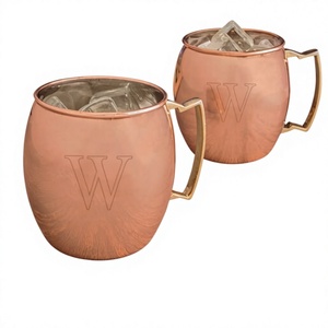 Ensemble de tasses en alliage d'aluminium de haute qualité pour Moscow Mule, 500 ml, isolation thermique 0-6 heures, anti-fuite, impression de logo personnalisé, cuillère portable - Product Image 6