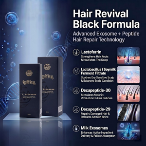Tónico para el Cuidado del Cuero Cabelludo con Decapéptido y Frijol Negro Fermentado para Nutrición Capilar Profesional - Product Image 3