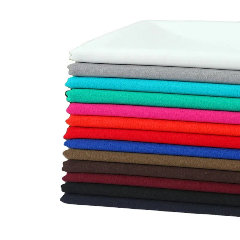 Individueller Poly-Rayon glatter Stretch gefärbt tr 220 gsm Kleidung Polyester gewebter Stoff TR Teppich für Kleider oder Hosen