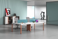 Cadre de bureau de haute qualité, minimaliste, multifonctionnel pour 4 personnes, design moderne, simple, mobilier, cadre de table en métal