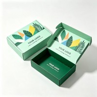 Boîte d'expédition en carton ondulé personnalisée en gros, boîte à vêtements de haute qualité, vente chaude, boîte d'expédition de vêtements à l'encre de soja